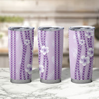 Hawaii Queen Liliuokalani Tumbler Cup Lavender Lei Pua Kalaunu LT05 - Polynesian Pride