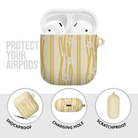 Hawaii Queen Liliuokalani AirPods Case Gold Lei Pua Kalaunu LT05 - Polynesian Pride