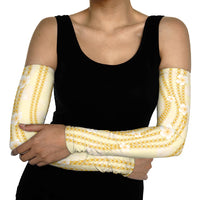 Hawaii Queen Liliuokalani Arm Sleeves Gold Lei Pua Kalaunu LT05 - Polynesian Pride