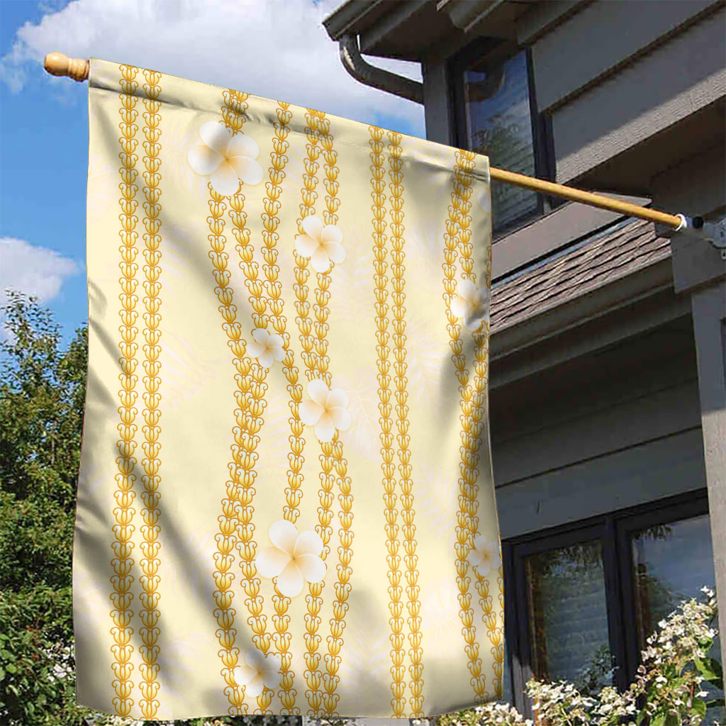 Hawaii Queen Liliuokalani Garden Flag Gold Lei Pua Kalaunu LT05 - Polynesian Pride