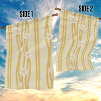 Hawaii Queen Liliuokalani Garden Flag Gold Lei Pua Kalaunu LT05 - Polynesian Pride