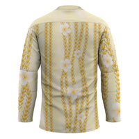 Hawaii Queen Liliuokalani Hockey Jersey Gold Lei Pua Kalaunu LT05 - Polynesian Pride