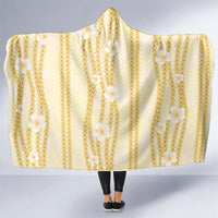 Hawaii Queen Liliuokalani Hooded Blanket Gold Lei Pua Kalaunu LT05 One Size Gold - Polynesian Pride