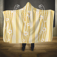 Hawaii Queen Liliuokalani Hooded Blanket Gold Lei Pua Kalaunu LT05 - Polynesian Pride