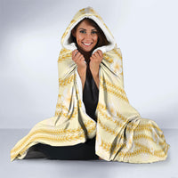 Hawaii Queen Liliuokalani Hooded Blanket Gold Lei Pua Kalaunu LT05 - Polynesian Pride