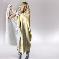 Hawaii Queen Liliuokalani Hooded Blanket Gold Lei Pua Kalaunu LT05 - Polynesian Pride