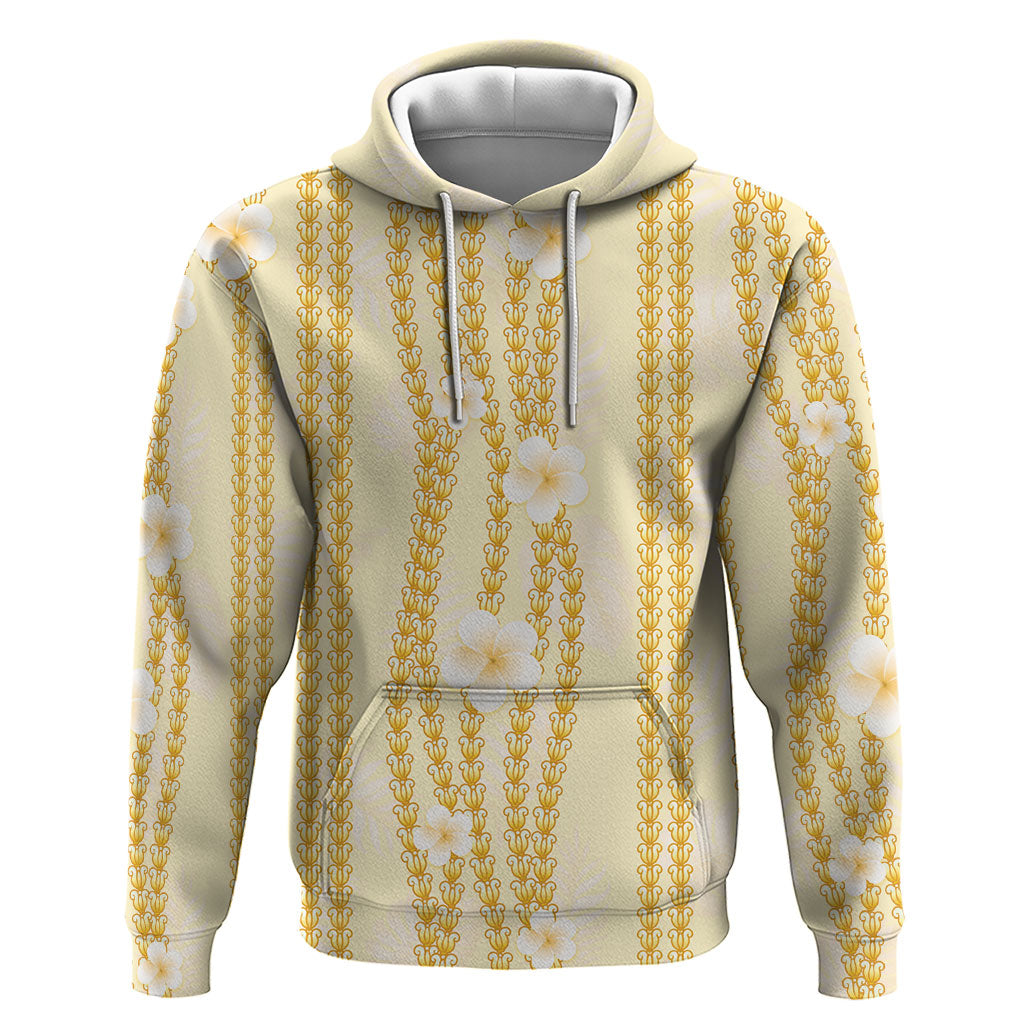 Hawaii Queen Liliuokalani Hoodie Gold Lei Pua Kalaunu LT05 Pullover Hoodie Gold - Polynesian Pride