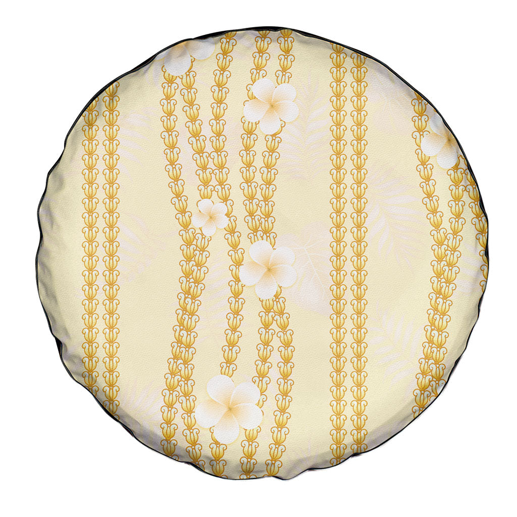 Hawaii Queen Liliuokalani Spare Tire Cover Gold Lei Pua Kalaunu LT05 - Polynesian Pride