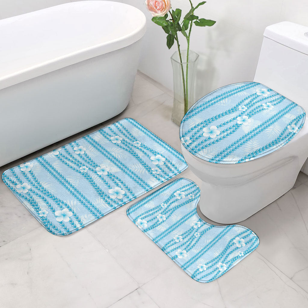 Hawaii Queen Liliuokalani Bathroom Set Blue Lei Pua Kalaunu LT05 - Polynesian Pride