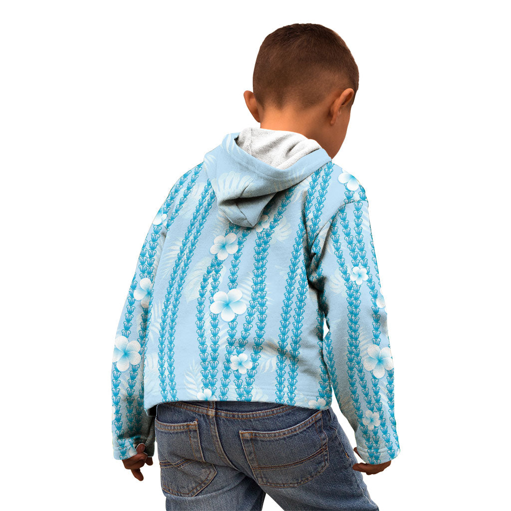 Hawaii Queen Liliuokalani Kid Hoodie Blue Lei Pua Kalaunu LT05 - Polynesian Pride