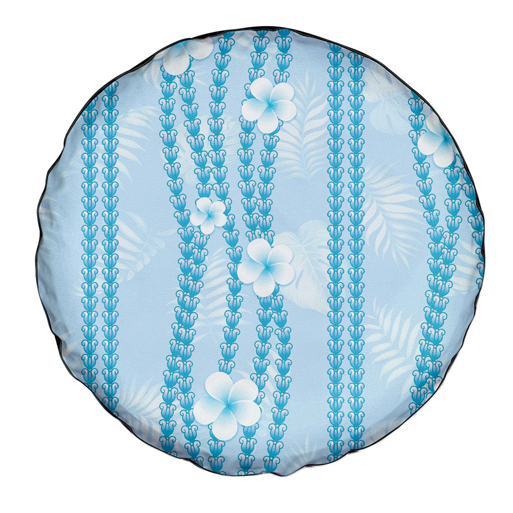 Hawaii Queen Liliuokalani Spare Tire Cover Blue Lei Pua Kalaunu LT05 - Polynesian Pride