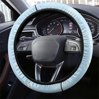 Hawaii Queen Liliuokalani Steering Wheel Cover Blue Lei Pua Kalaunu LT05 - Polynesian Pride