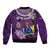 Cook Islands Rarotonga Bomber Jacket Coat Of Arms Plumeria Polynesian Turtle LT05 - Polynesian Pride