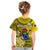 Cook Islands Aitutaki Kid T Shirt Coat Of Arms Plumeria Polynesian Turtle LT05 - Polynesian Pride