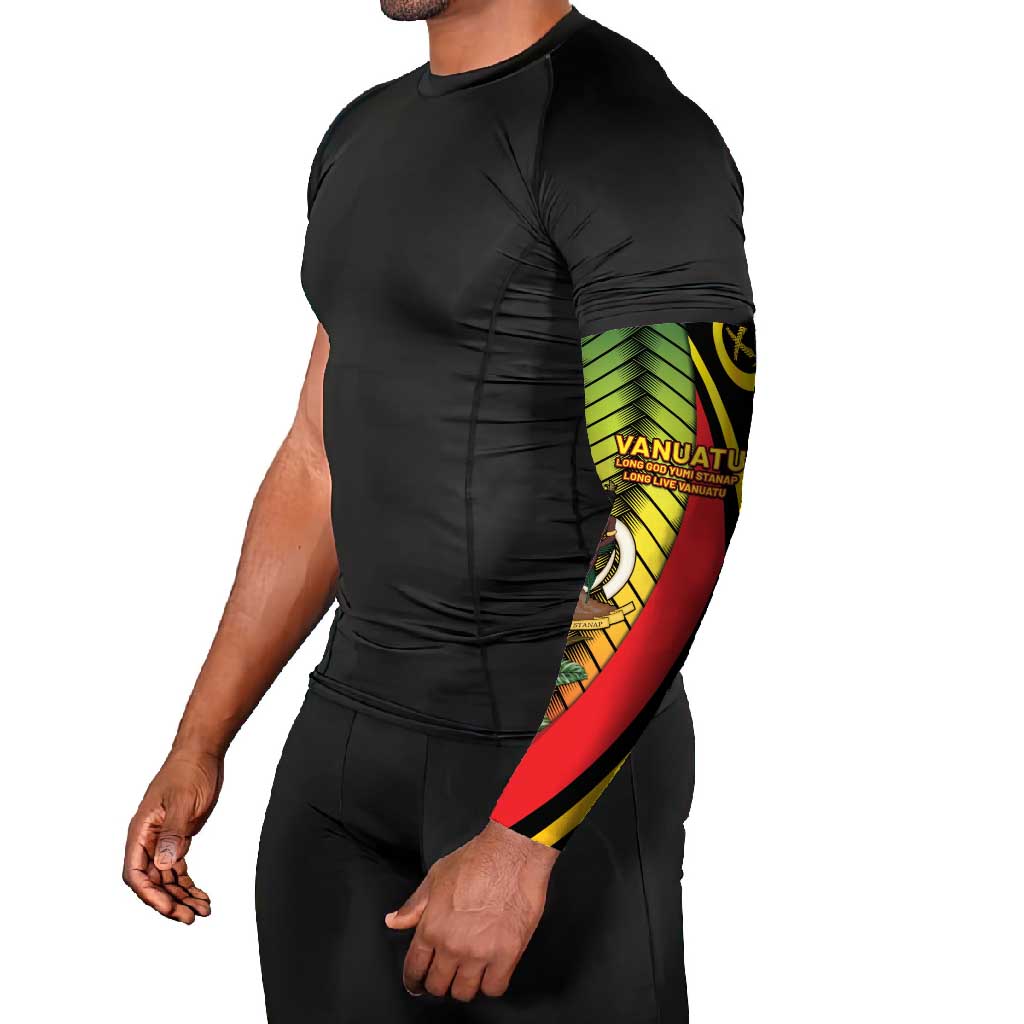 Vanuatu Constitution Day Arm Sleeves Long Live Vanuatu LT05 - Polynesian Pride