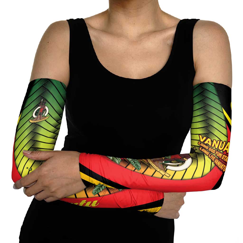 Vanuatu Constitution Day Arm Sleeves Long Live Vanuatu LT05 - Polynesian Pride