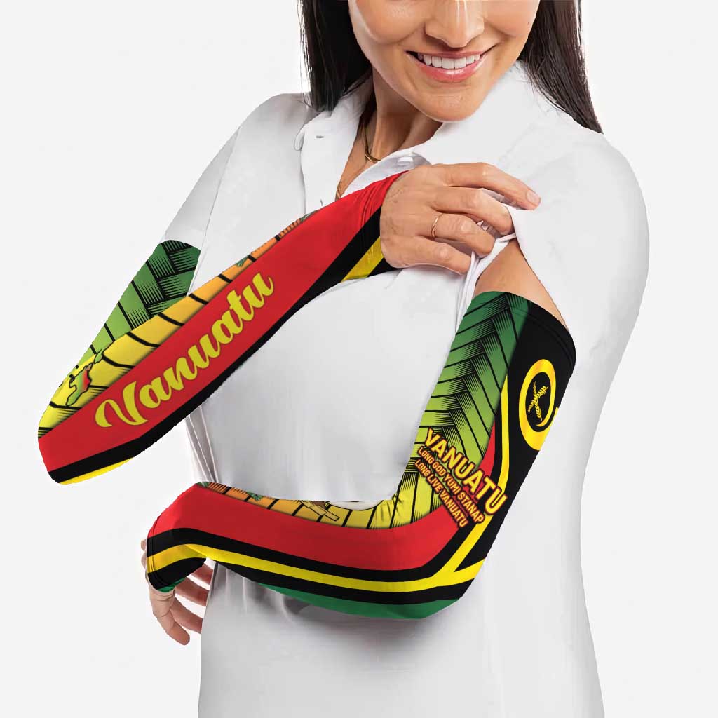 Vanuatu Constitution Day Arm Sleeves Long Live Vanuatu LT05 - Polynesian Pride