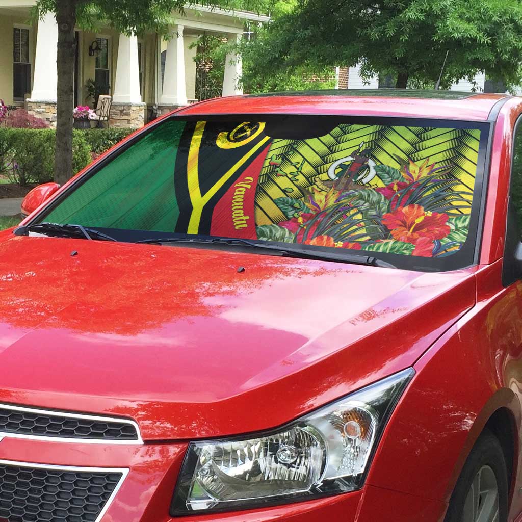 Vanuatu Constitution Day Auto Sun Shade Long Live Vanuatu - Polynesian Pride