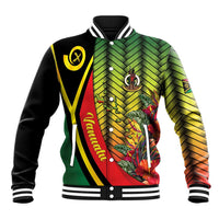 Vanuatu Constitution Day Baseball Jacket Long Live Vanuatu - Polynesian Pride