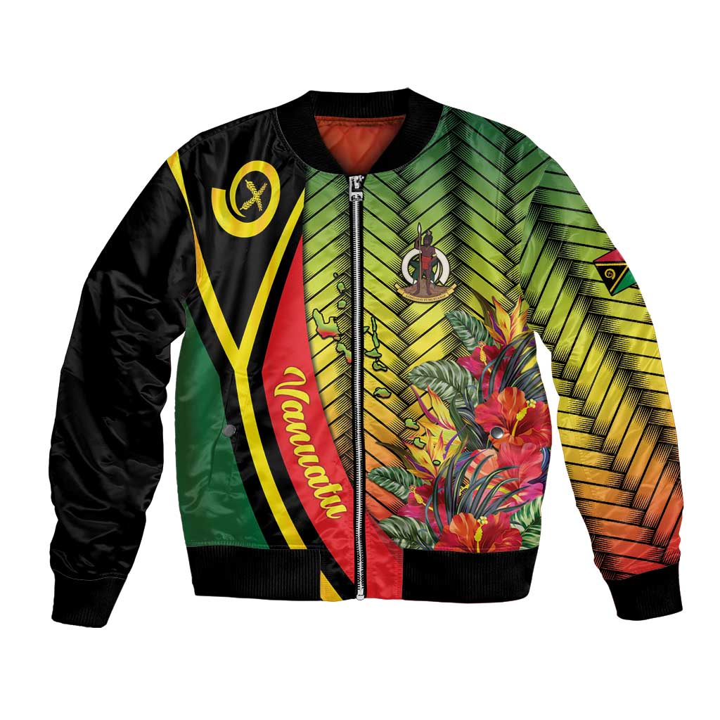 Vanuatu Constitution Day Bomber Jacket Long Live Vanuatu LT05 Unisex Colorful - Polynesian Pride