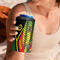Vanuatu Constitution Day 4 in 1 Can Cooler Tumbler Long Live Vanuatu - Polynesian Pride