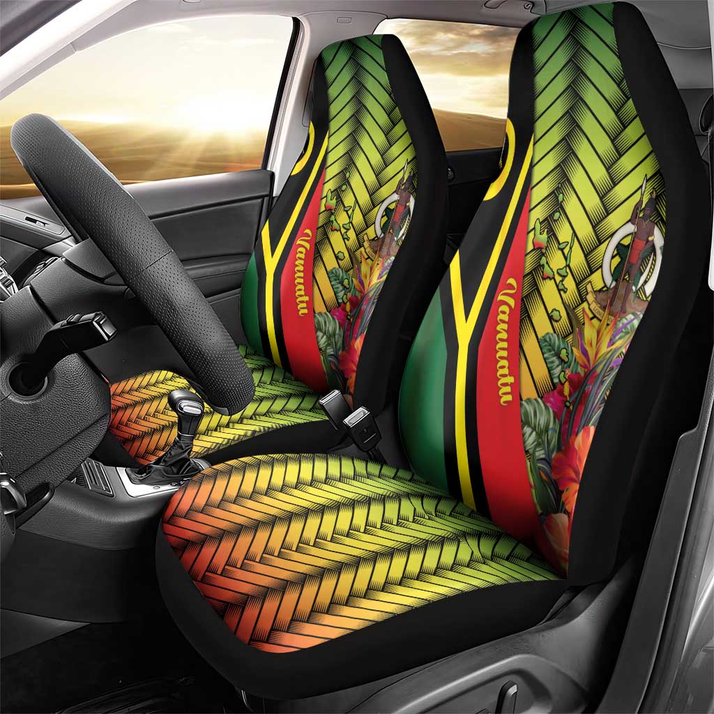 Vanuatu Constitution Day Car Seat Cover Long Live Vanuatu - Polynesian Pride
