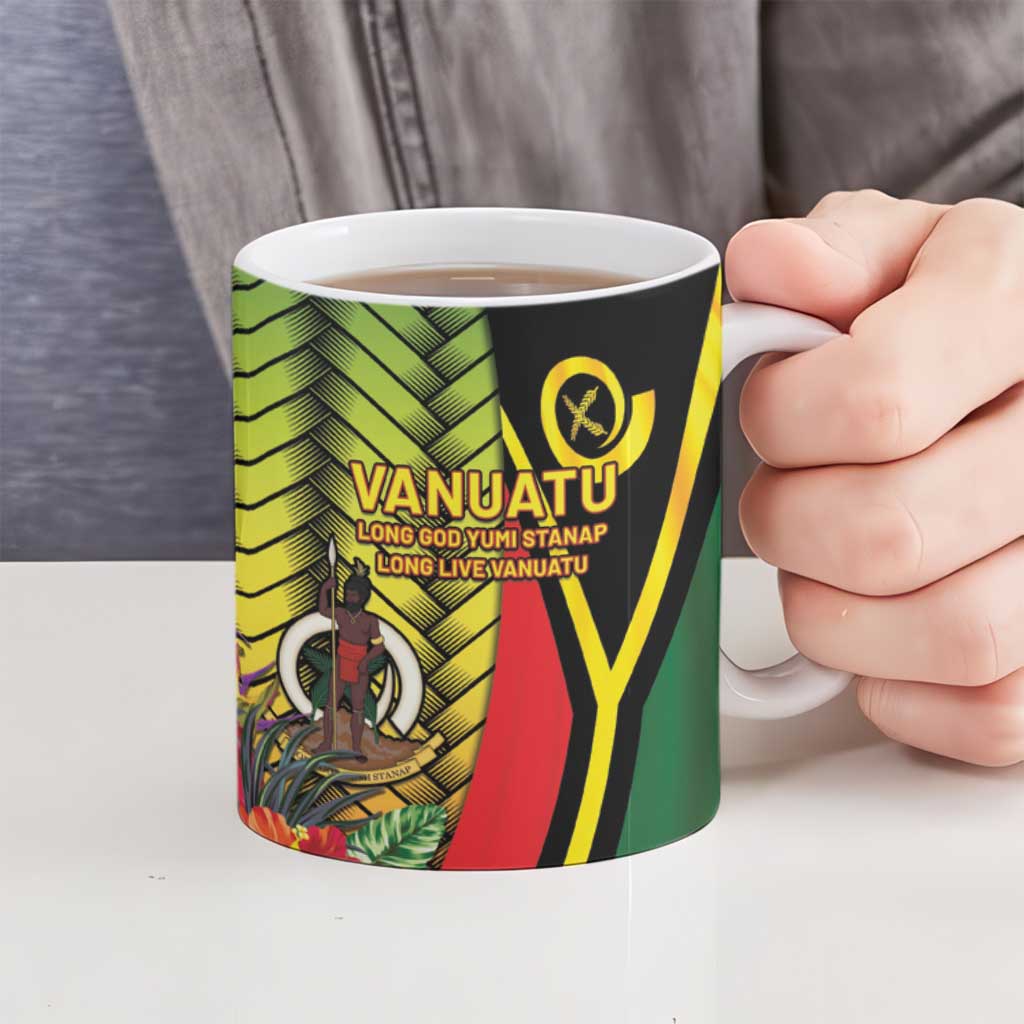 Vanuatu Constitution Day Ceramic Mug Long Live Vanuatu - Polynesian Pride