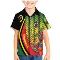 Vanuatu Constitution Day Family Matching Mermaid Dress and Hawaiian Shirt Long Live Vanuatu - Polynesian Pride