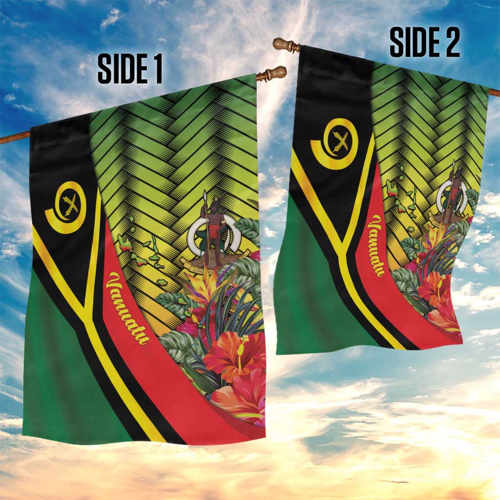 Vanuatu Constitution Day Garden Flag Long Live Vanuatu - Polynesian Pride