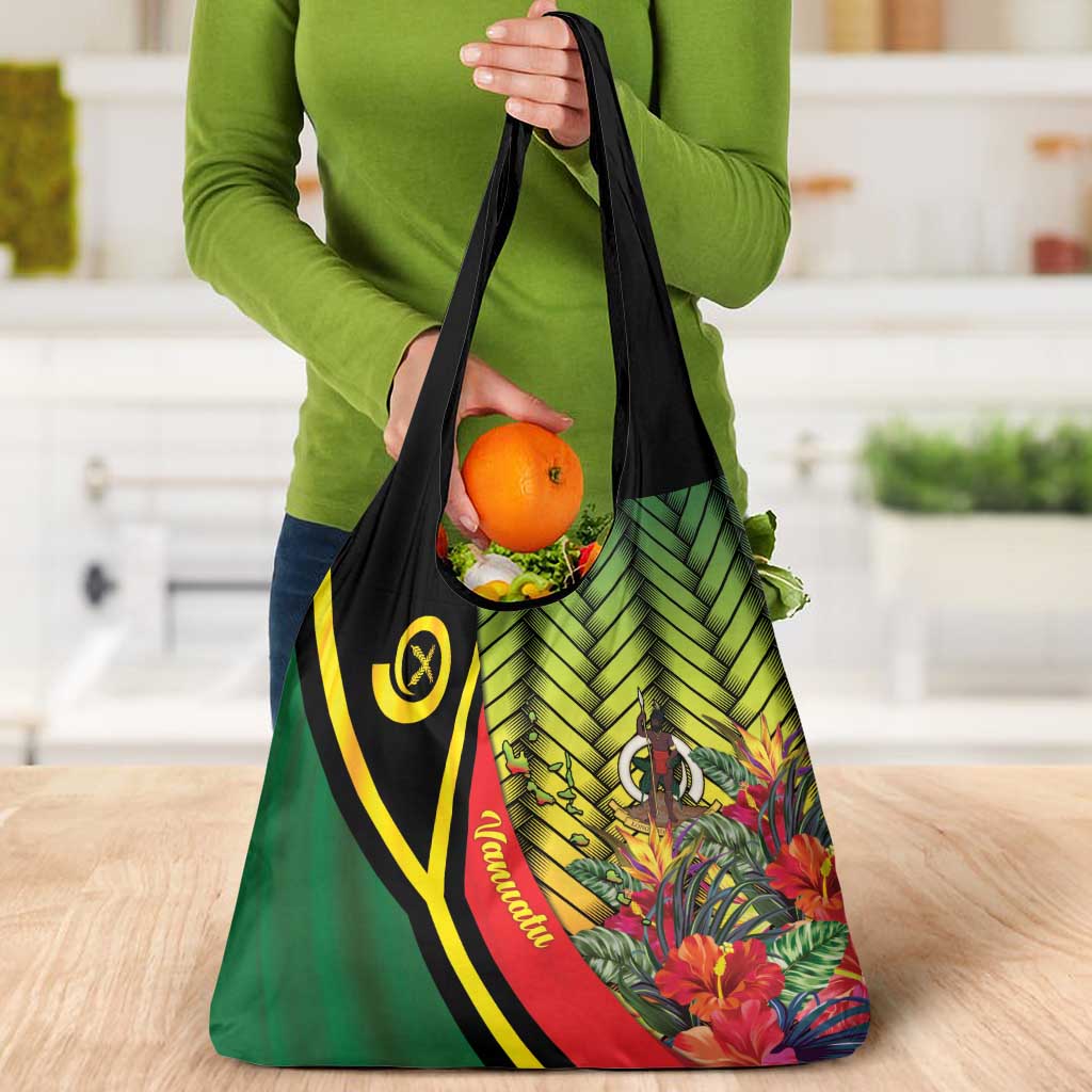 Vanuatu Constitution Day Grocery Bag Long Live Vanuatu - Polynesian Pride