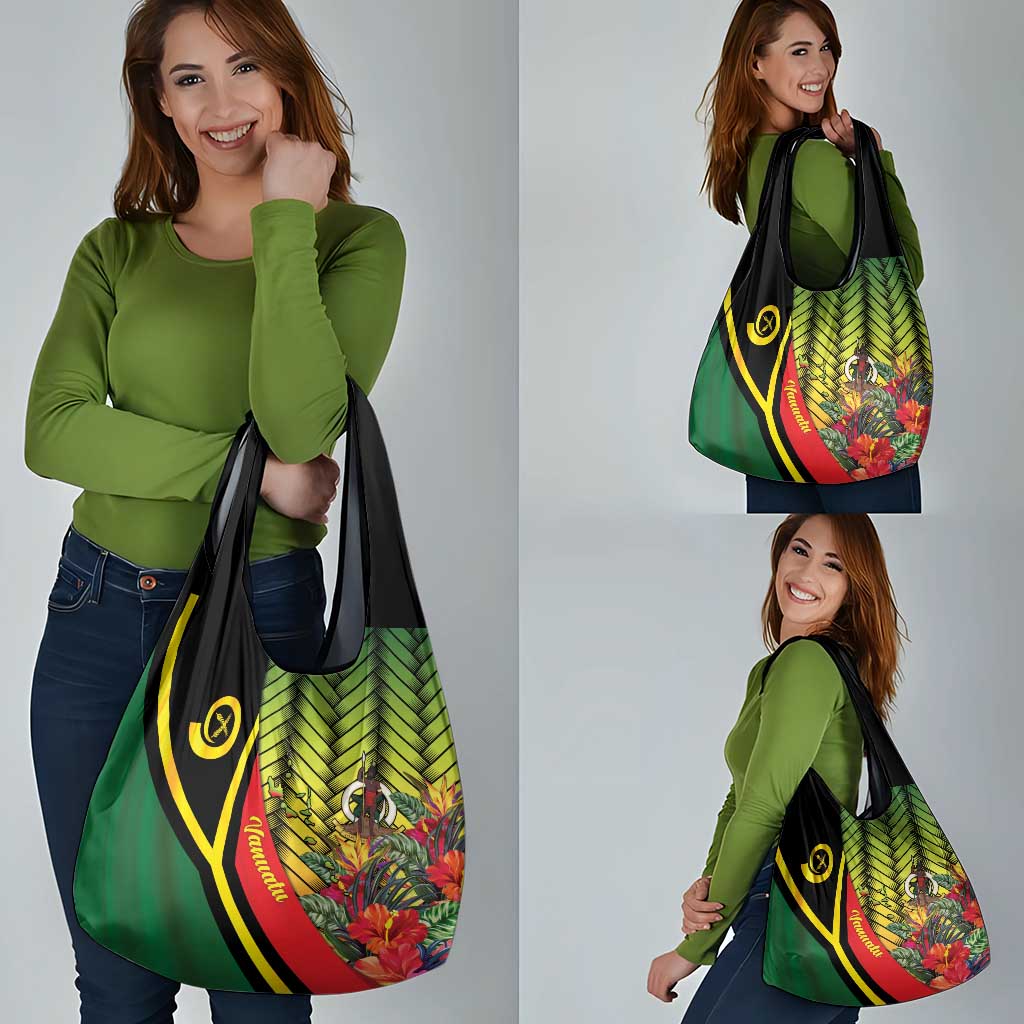 Vanuatu Constitution Day Grocery Bag Long Live Vanuatu - Polynesian Pride