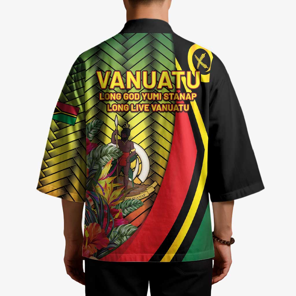 Vanuatu Constitution Day Kimono Long Live Vanuatu - Polynesian Pride
