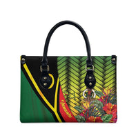 Vanuatu Constitution Day Leather Bag Long Live Vanuatu - Polynesian Pride