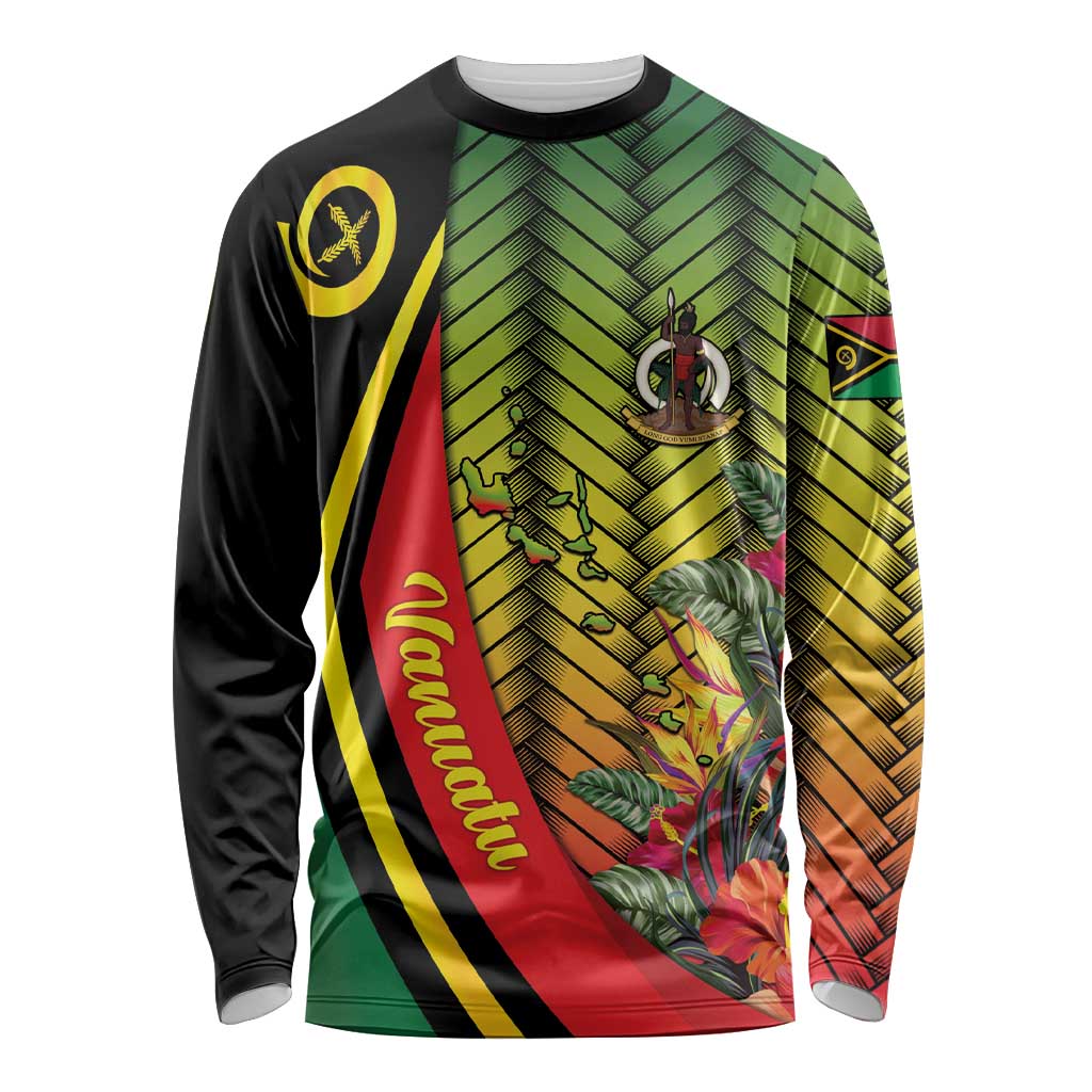 Vanuatu Constitution Day Long Sleeve Shirt Long Live Vanuatu - Polynesian Pride