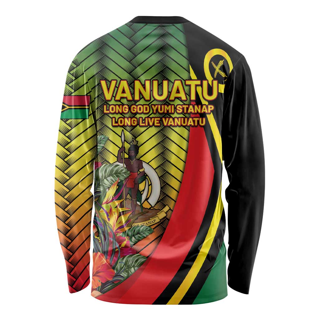 Vanuatu Constitution Day Long Sleeve Shirt Long Live Vanuatu - Polynesian Pride