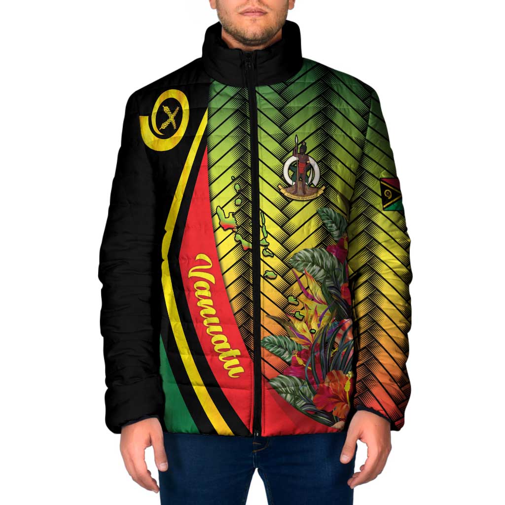 Vanuatu Constitution Day Padded Jacket Long Live Vanuatu - Polynesian Pride