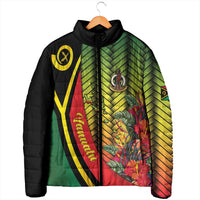 Vanuatu Constitution Day Padded Jacket Long Live Vanuatu - Polynesian Pride