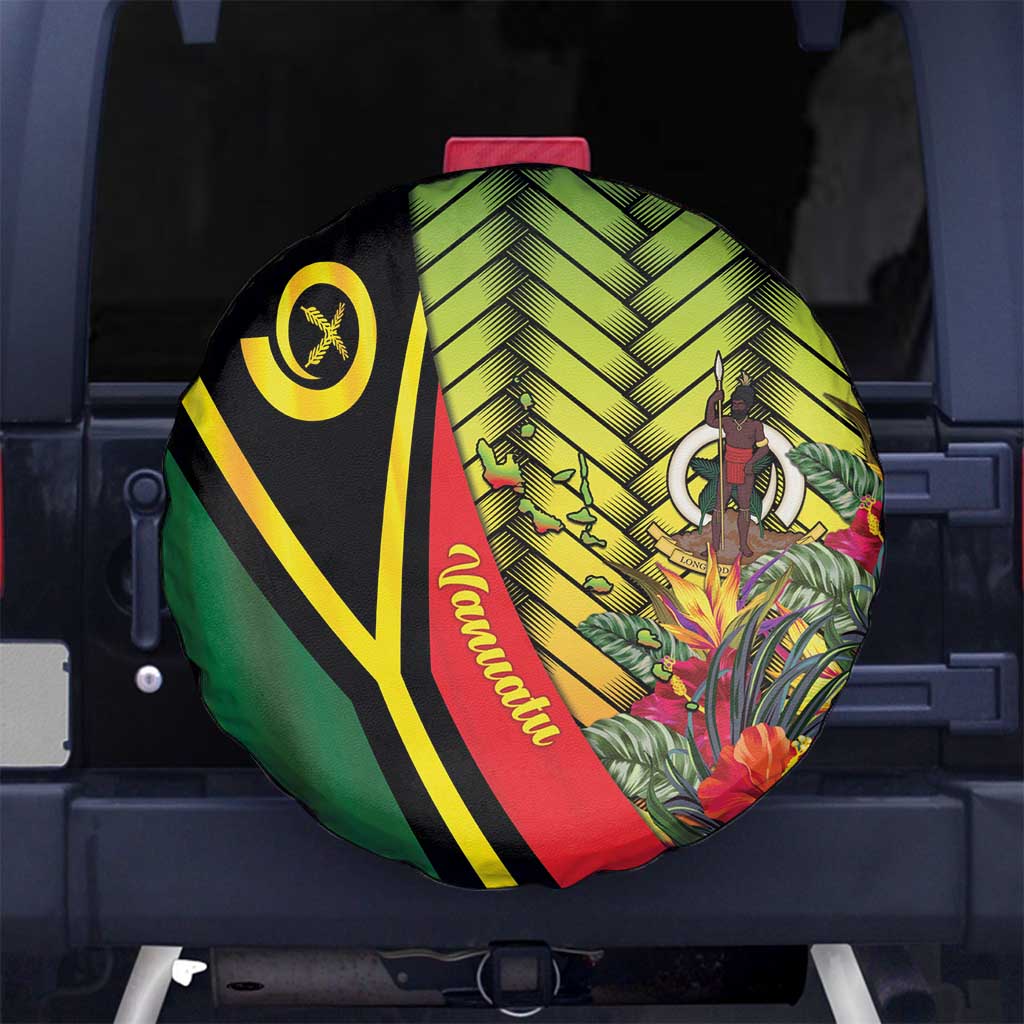 Vanuatu Constitution Day Spare Tire Cover Long Live Vanuatu - Polynesian Pride