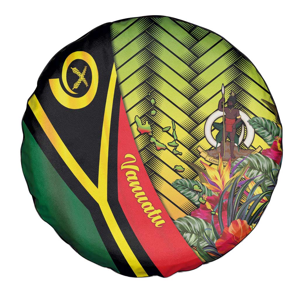Vanuatu Constitution Day Spare Tire Cover Long Live Vanuatu - Polynesian Pride