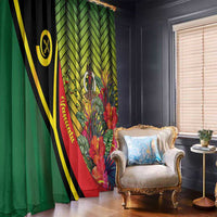 Vanuatu Constitution Day Window Curtain Long Live Vanuatu LT05 - Polynesian Pride