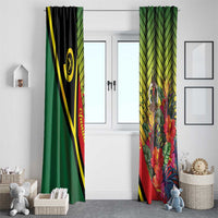 Vanuatu Constitution Day Window Curtain Long Live Vanuatu LT05 - Polynesian Pride