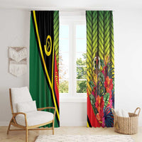 Vanuatu Constitution Day Window Curtain Long Live Vanuatu LT05 - Polynesian Pride
