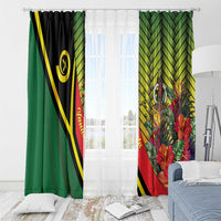 Vanuatu Constitution Day Window Curtain Long Live Vanuatu LT05 - Polynesian Pride
