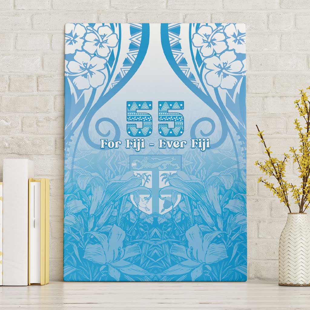 Fiji Day Canvas Wall Art 55th Anniversary Forever Fiji - Polynesian Pride