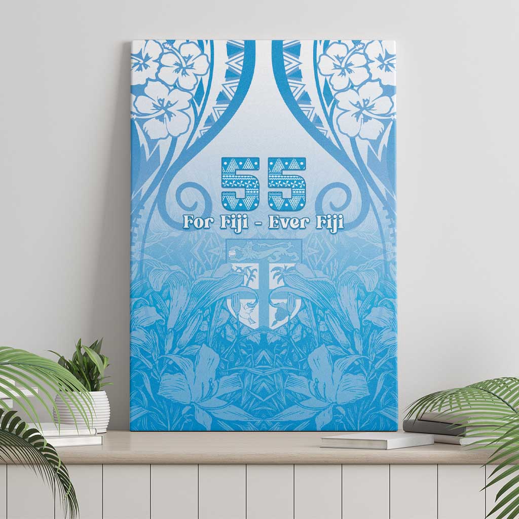 Fiji Day Canvas Wall Art 55th Anniversary Forever Fiji - Polynesian Pride