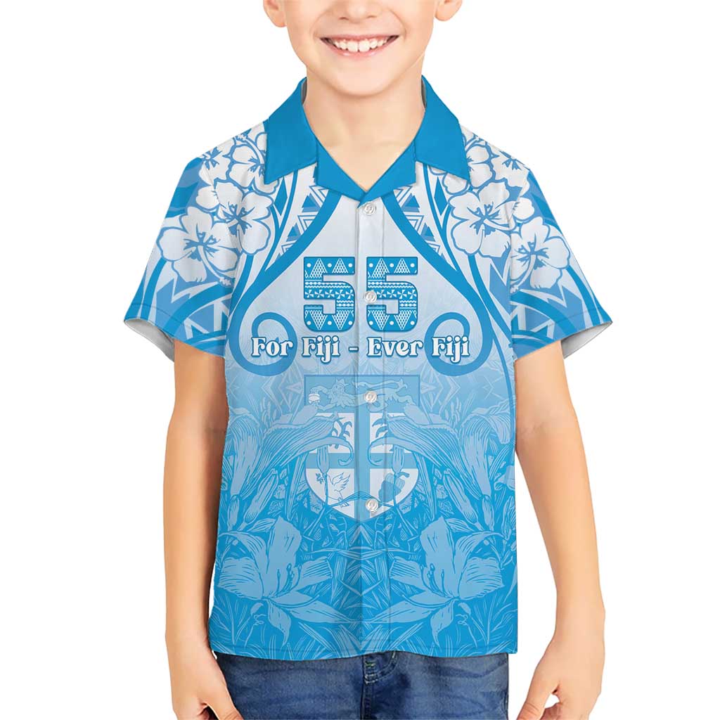 Fiji Day Kid Hawaiian Shirt 55th Anniversary Forever Fiji - Polynesian Pride