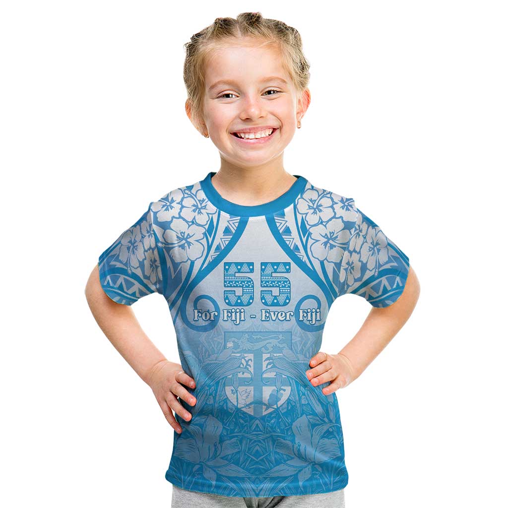 Fiji Day Kid T Shirt 55th Anniversary Forever Fiji - Polynesian Pride