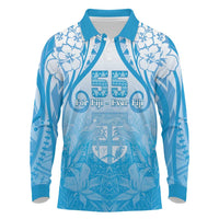 Fiji Day Long Sleeve Polo Shirt 55th Anniversary Forever Fiji - Polynesian Pride