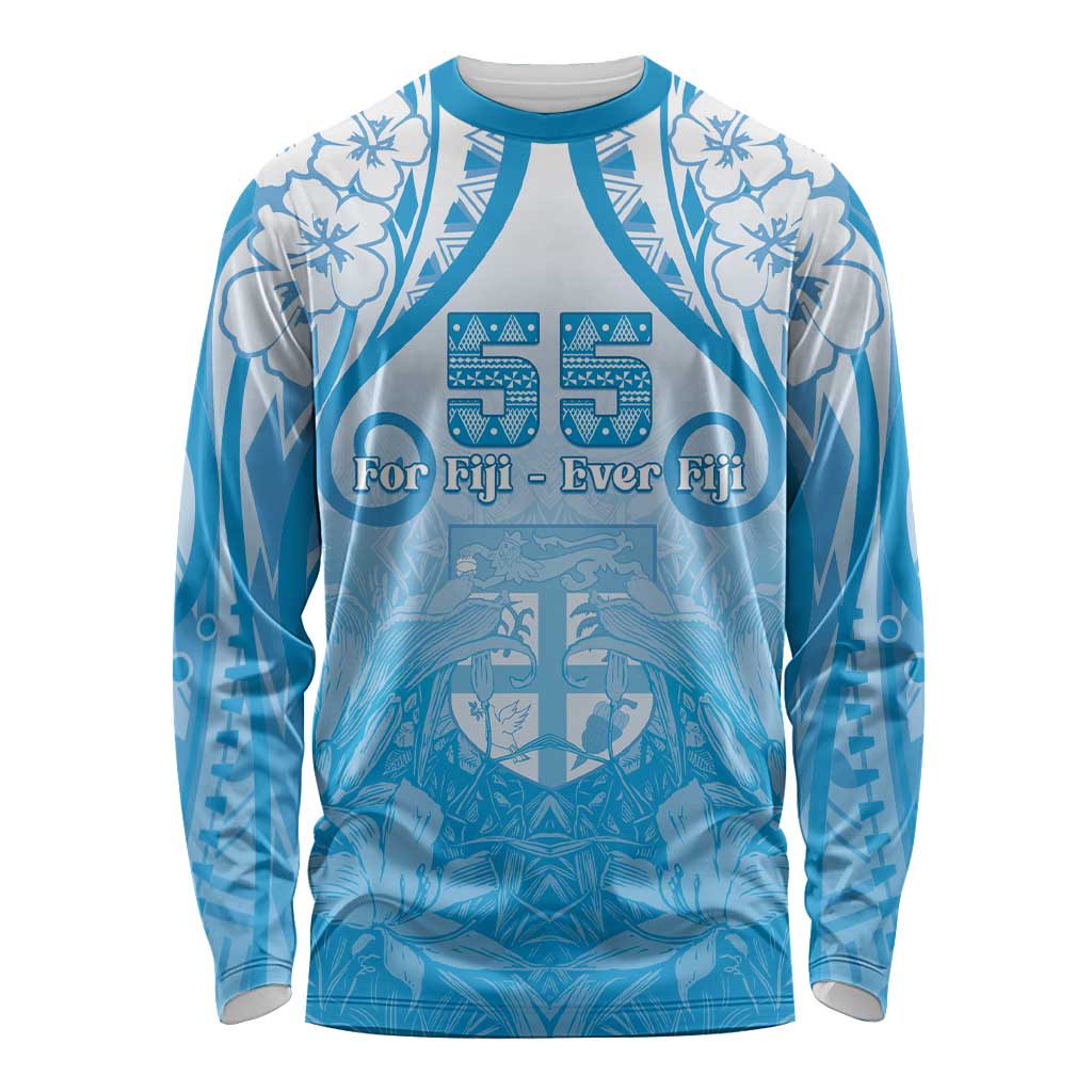 Fiji Day Long Sleeve Shirt 55th Anniversary Forever Fiji - Polynesian Pride