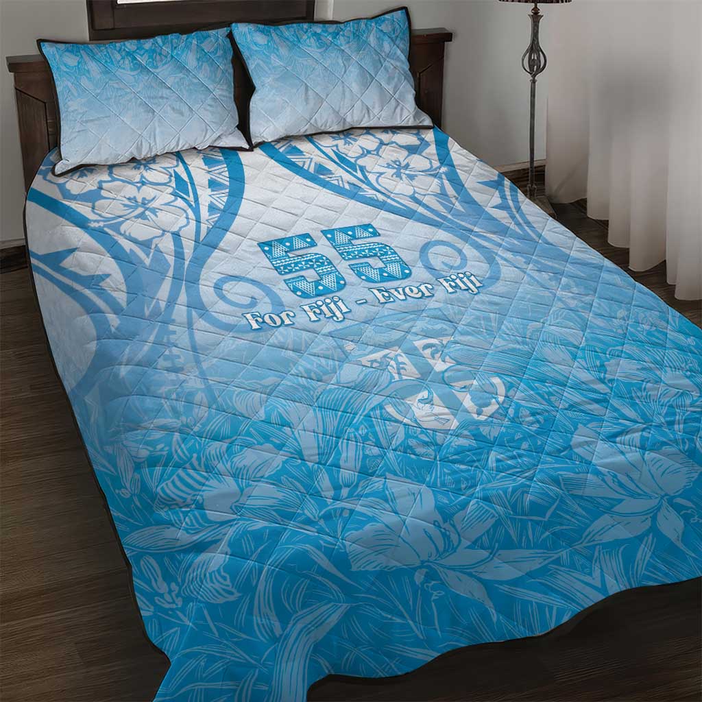 Fiji Day Quilt Bed Set 55th Anniversary Forever Fiji - Polynesian Pride